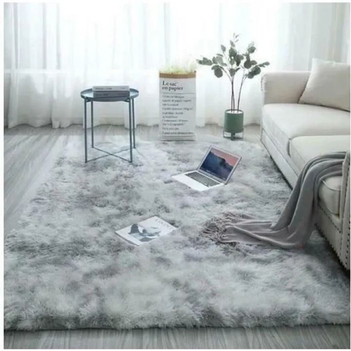 Covor Shaggy pelus gri 160x230cm