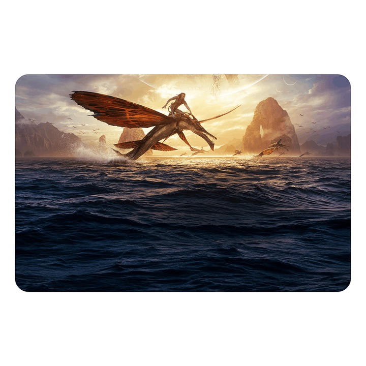 Mousepad Deskmat Avatar The Way of Water 800x400x4mm margini drepte cusute Oktane