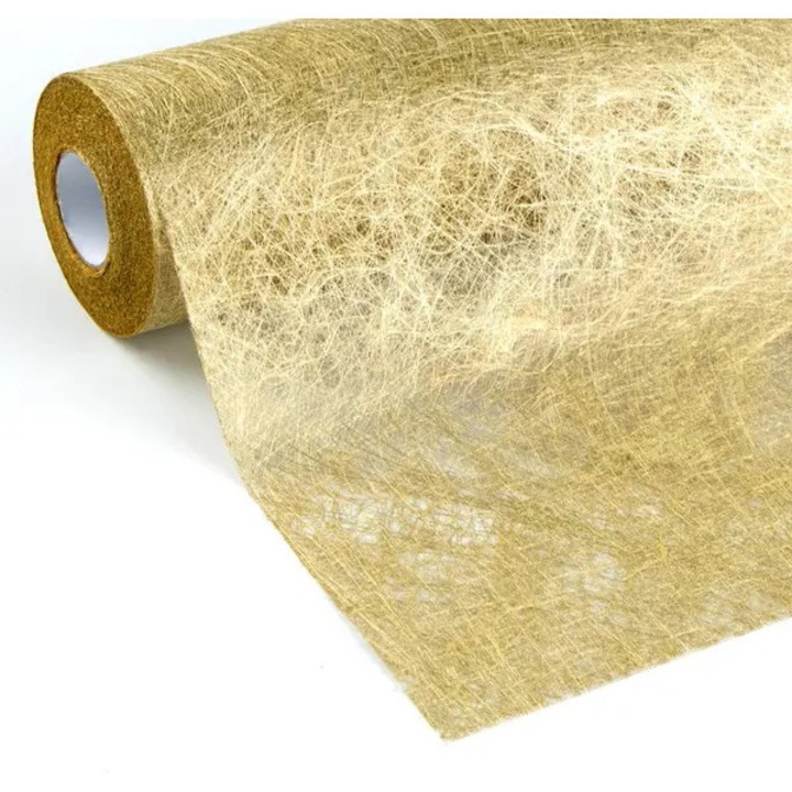 Asztalterítő, 30x500cm, arany, dupla oldalas fémhatású nyomtatott poliészter, újrafelhasználható