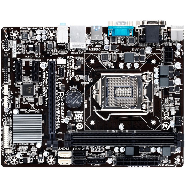 Дънна платка GIGABYTE H81M-D2V, Socket 1150