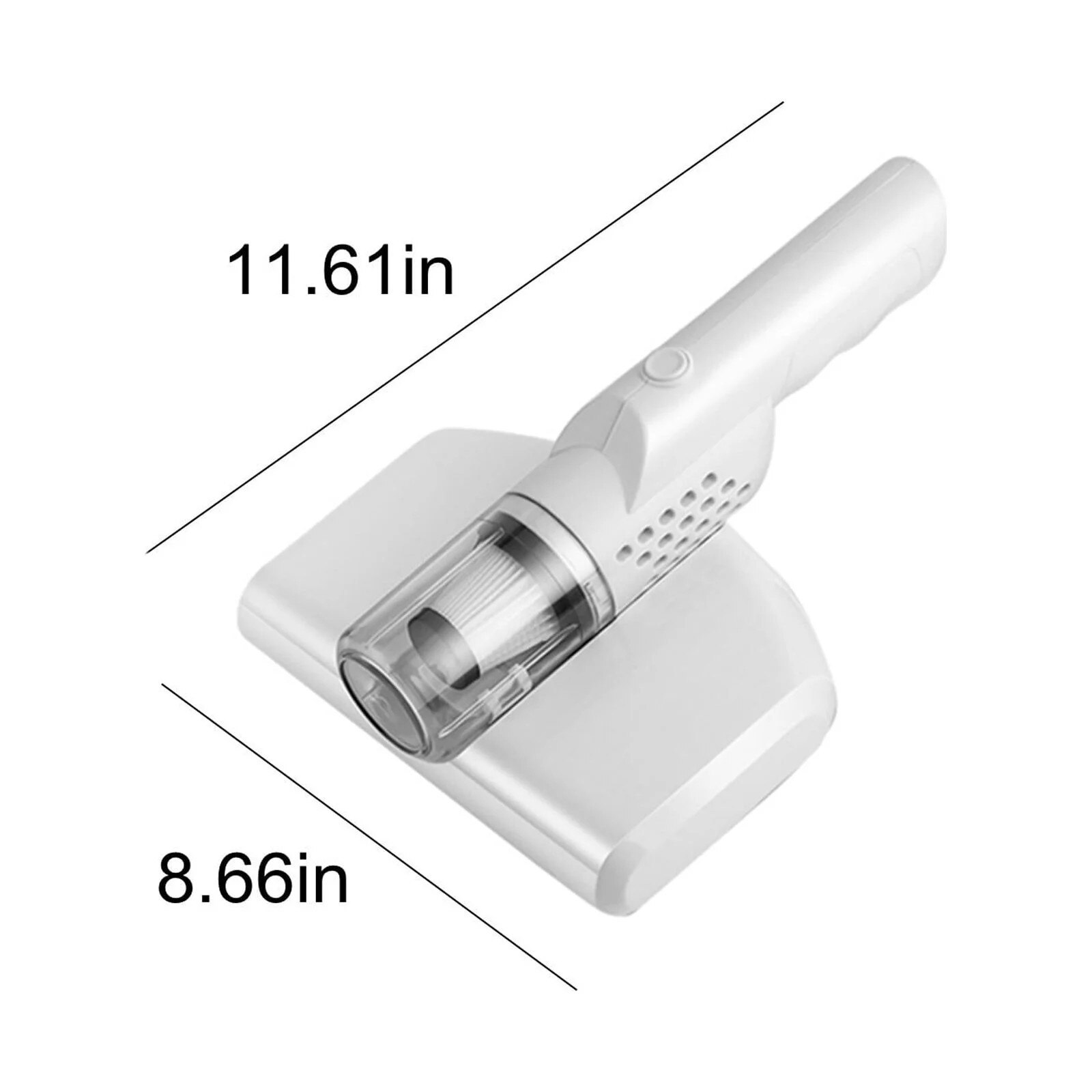 Aspirator pentru saltea portabil 3.5KPa alb 29.5x22cm