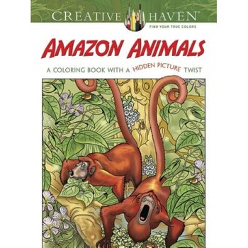 Creative Haven Amazon Animals: A Coloring Book with a Hidden Picture Twist, Jan Sovak (Author) Creative Haven Amazon Animals: A Coloring Book with a Hidden Picture Twist, Jan Sovak (Author)