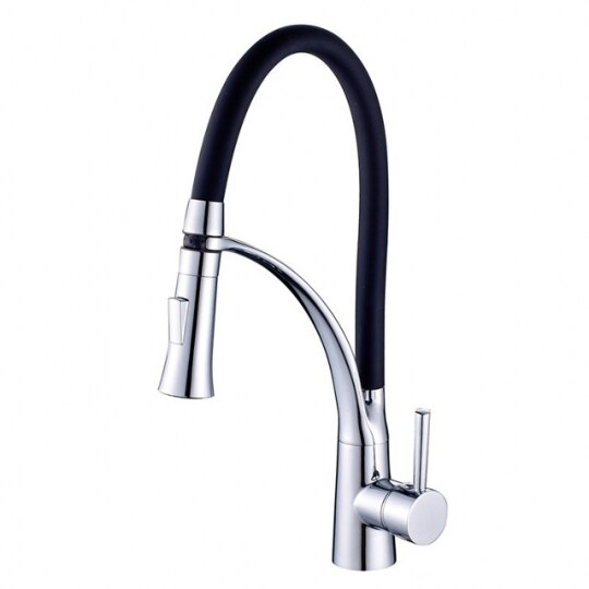 Baterie bucatarie lebada Trendy's Crom Black