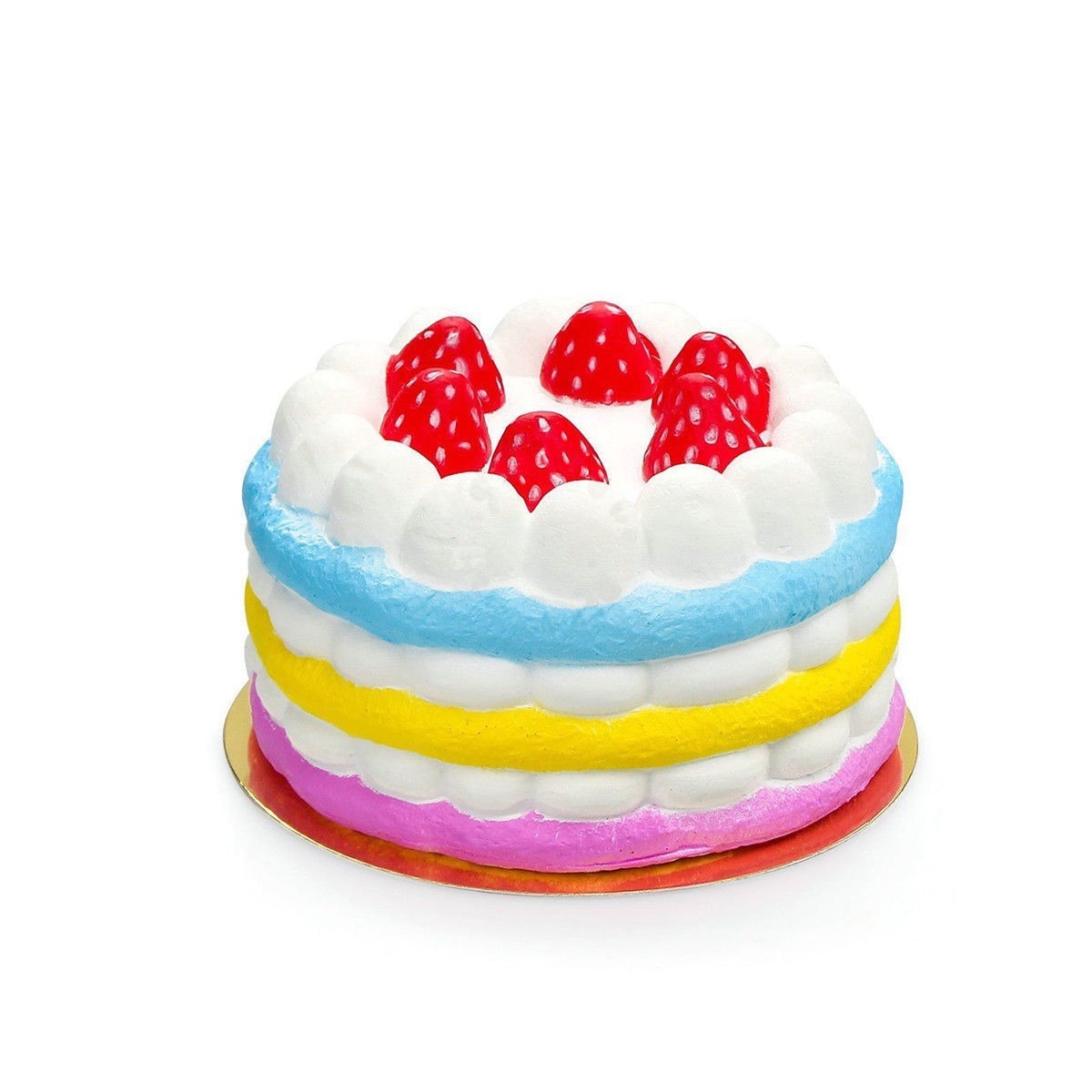 Jucarie SQUISHY cu revenire lenta - Tort cu Capsuni