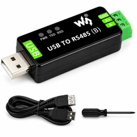 Convertor industrial USB la RS485, cip CH343G, viteza 300 bps-3 Mbps, transmisie pana la 1.2 km, protectie TVS si ESD, control directional automat, suporta pana la 32 noduri, pentru PLC, automatizari, senzori si echipamente industriale, OUYLAF