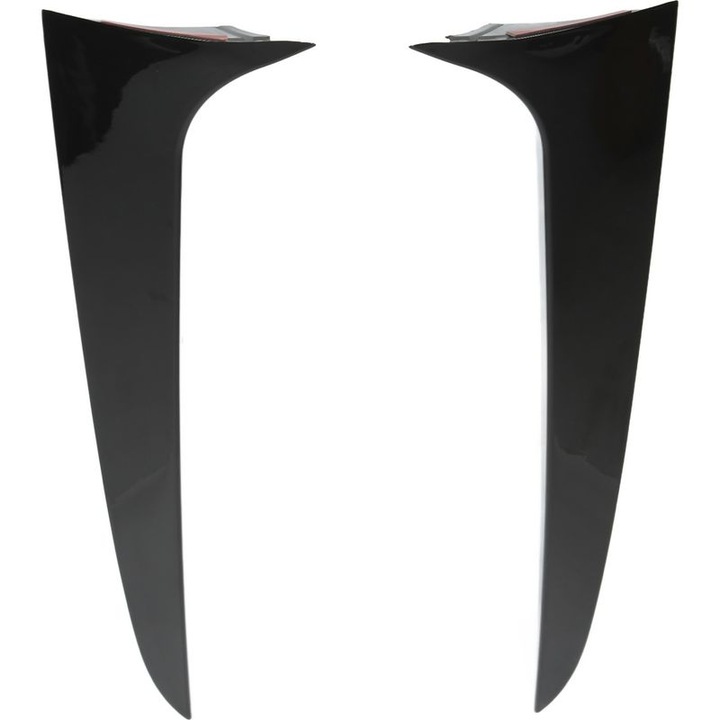 Set 2 spoilere laterale spate BMW X3 F25 2011-2017 ABS negru lucios