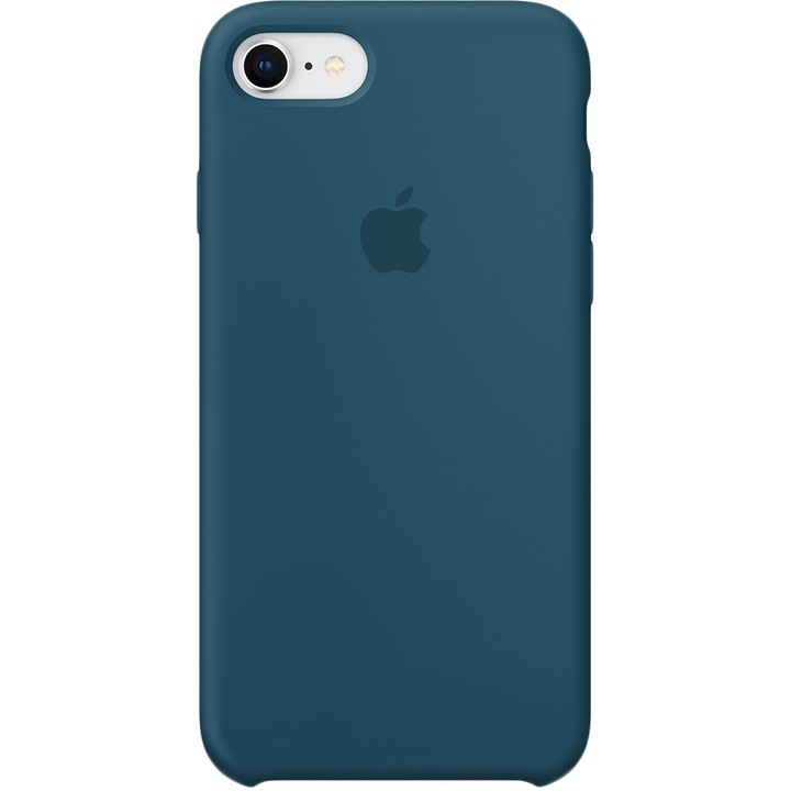 Apple Védőtok, iPhone 8 / iPhone 7 telefonhoz, szilikon, Cosmos Blue, kék