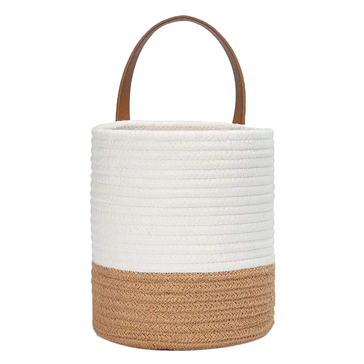 Suport perete pentru plante, organizator depozitare, bumbac, 18x18x11cm