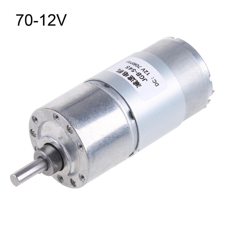Motor cu angrenaj YANYXR JGB37-545 metal 12V/24V viteza reglabila 8x12x24cm