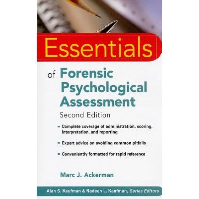 Essentials of Forensic Psychological Assessment - Marc J. Ackerman (Author)
