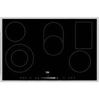 Plita incorporata Beko HIC 85502 TX , 5 zone de gatit, Ceramica, TouchControl, functie Booster, 77 cm