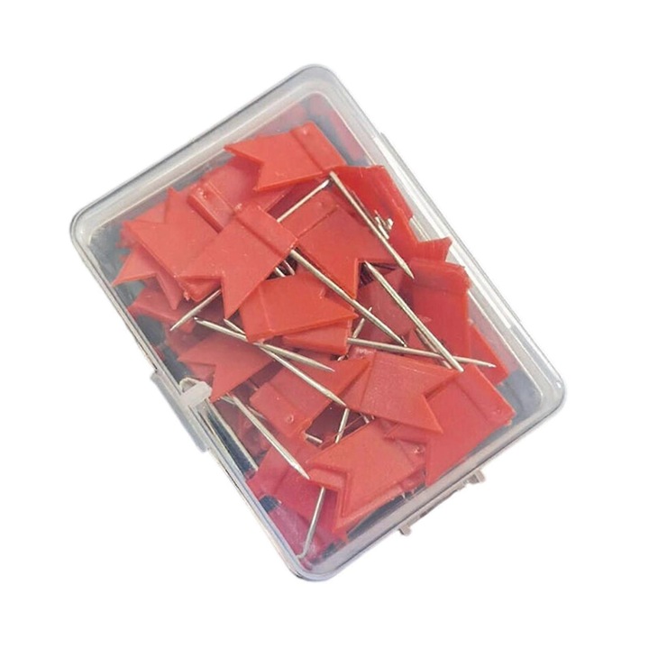 Set pioneze colorate multifunctionale 50 buc multicolor 1x1.9x3.4cm