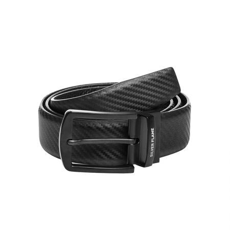 Curea barbati din piele naturala Pierre Cardin SFM0122C, Negru