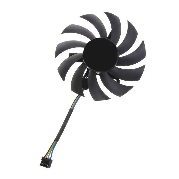 Ventilátor PC YANYXR FD7010H12S 74mm 12V 0.35A 5Pin grafikus kártyákhoz, szett