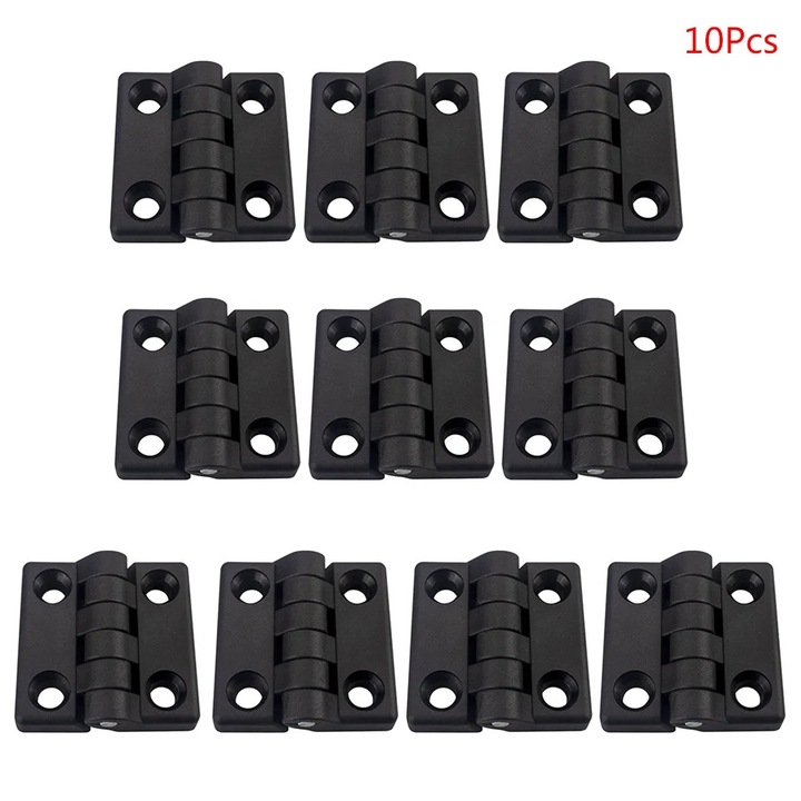Set 10 balamale YANYXR nylon negre 40x40x8mm si 50x50x9.5mm