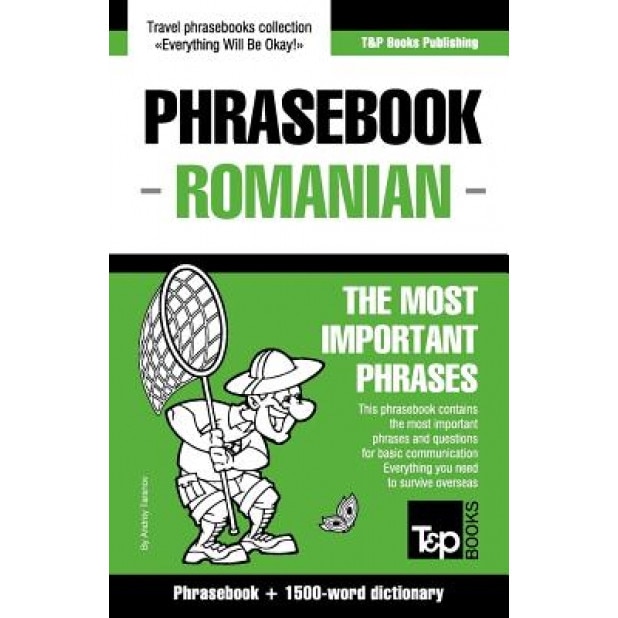 English-Romanian Phrasebook and 1500-Word Dictionary, Andrey Taranov (Author)