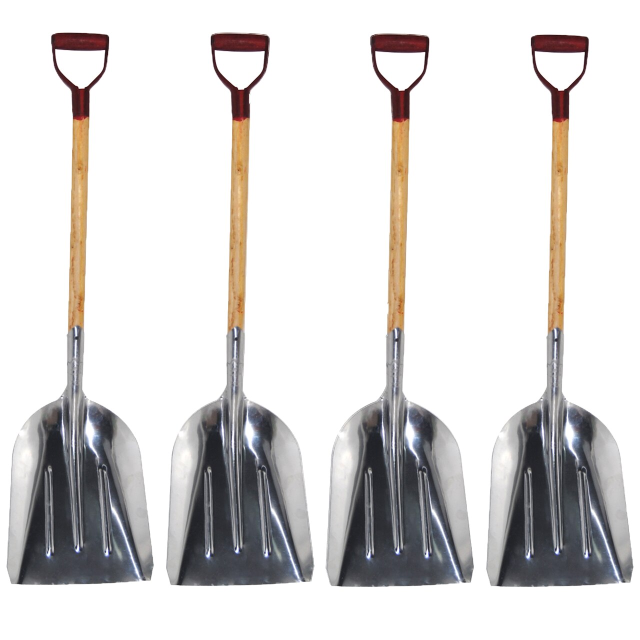 Pachet 4 bucati - Lopata zapada sau cereale din aluminu cu coada si maner