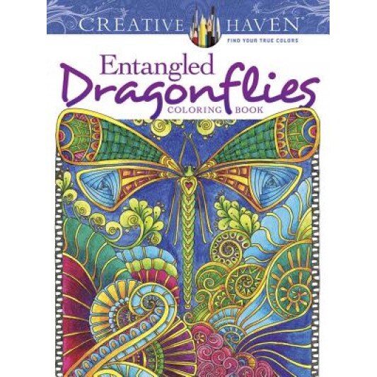 Creative Haven Entangled Dragonflies Coloring Book, Angela Porter (Author)
