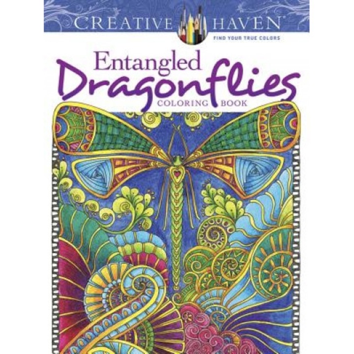 Creative Haven Entangled Dragonflies Coloring Book, Angela Porter (Author)