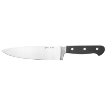 Cutitul bucatarului Hendi, otel inoxidabil, lungime lama/cutit 20/34 cm Cutitul bucatarului Hendi, otel inoxidabil, lungime lama/cutit 20/34 cm