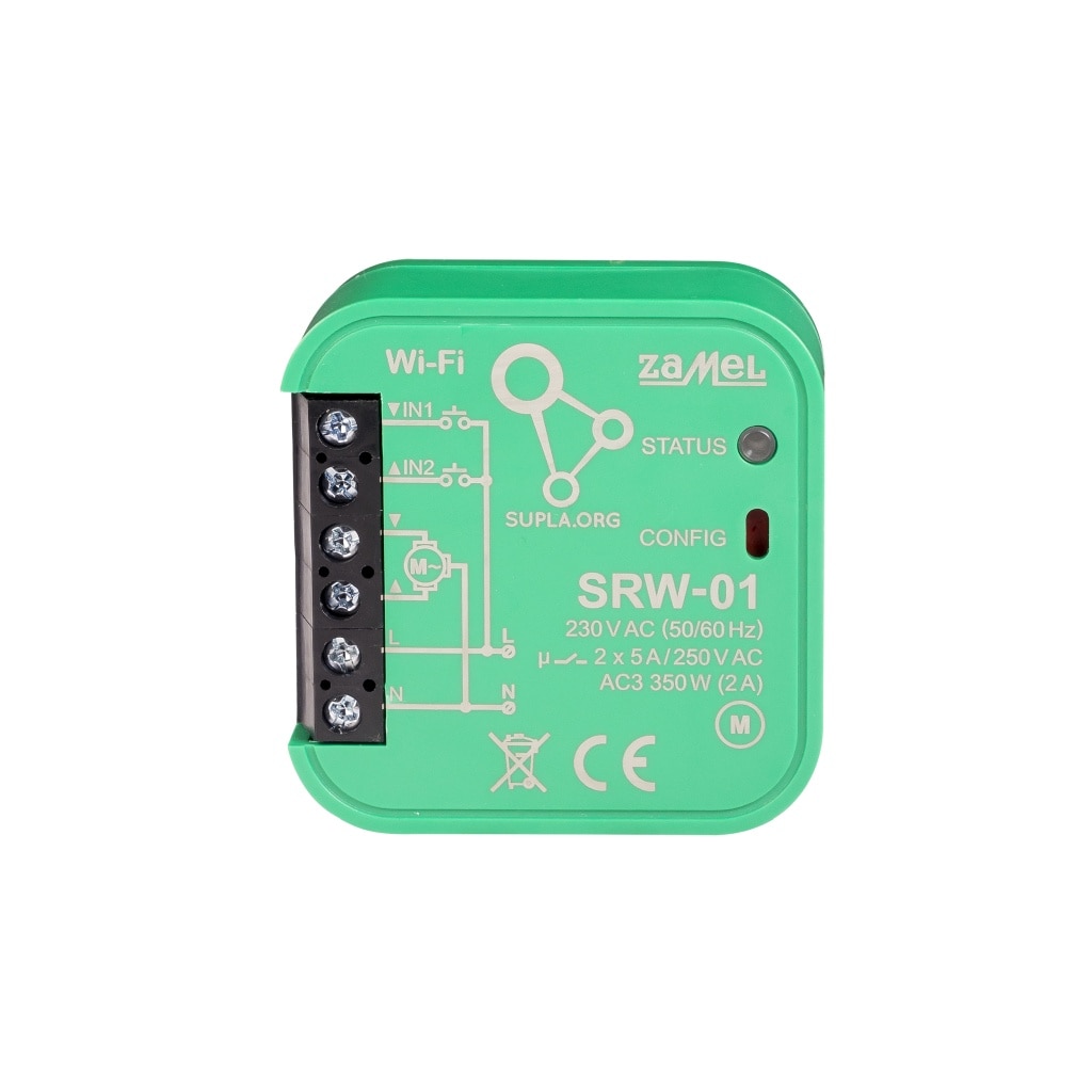 Controlerl Wireless Zamel SUPLA SRW-01 pentru controlul jaluzelelor exterioare