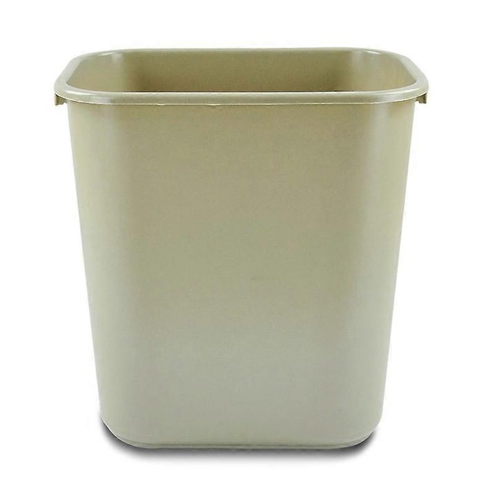 Cos gunoi plastic 13L negru alb gri 28.9x21x30.8cm set 1 buc