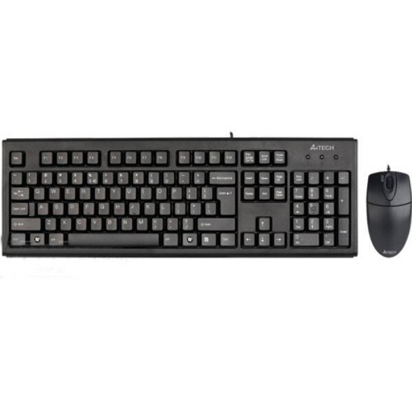 Kit tastatura + Mouse A4Tech KM-72620D, USB, Negru