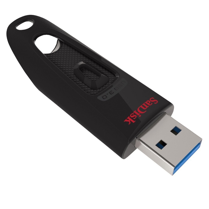 USB Flash памет SanDisk Ultra, 64GB, USB 3.0, Black