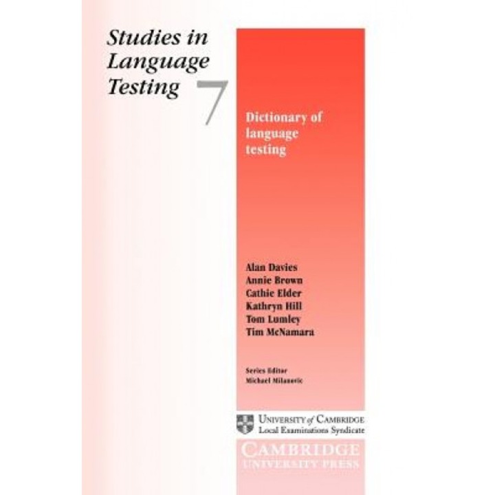 Dictionary of Language Testing, Alan Davies (Author)