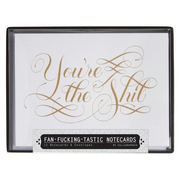 Fan-Fucking-Tastic Notecards: 12 Notecards & Envelopes, Calligraphuck (Author) Fan-Fucking-Tastic Notecards: 12 Notecards & Envelopes, Calligraphuck (Author)
