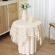 YANYXR bézs boho makramé asztalterítő 30x180cm rojtokkal