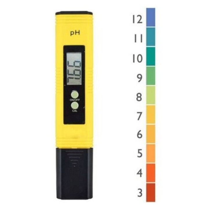 Тестер за pH портативен 0-14, точност 0.01, LCD екран, 0~60°C