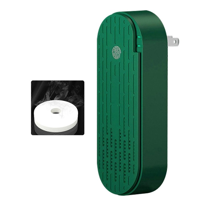 Purificator aer mini, 2 moduri, verde, 10x10x10cm