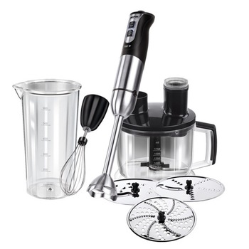 Blender de mana MPM MBL-11,800W, 6 in 1, otel inoxidabil ,viteza reglabila,led Blender de mana MPM MBL-11,800W, 6 in 1, otel inoxidabil ,viteza reglabila,led