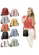 Geanta mini crossbody YANYXR, piele naturala verde, 15x20cm
