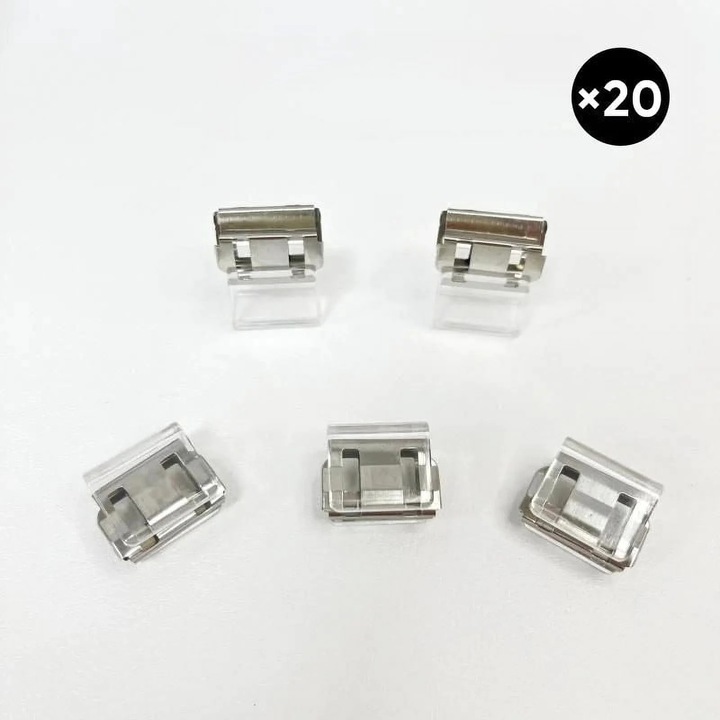 Мини цветен класьор YANYXR, метал, 2.5x2см, многоцветен