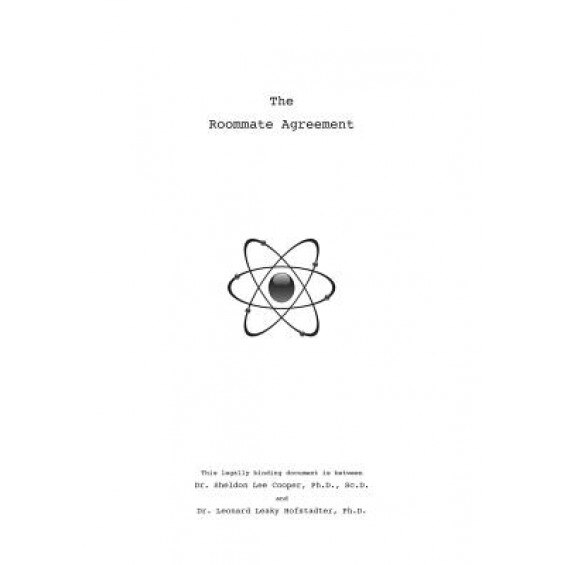 Sheldon's Roommate Agreement, Sheldon Cooper (Editor)