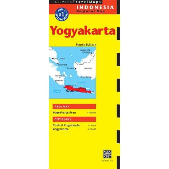 Yogyakarta Travel Map Fourth Edition, Periplus Editors (Editor)