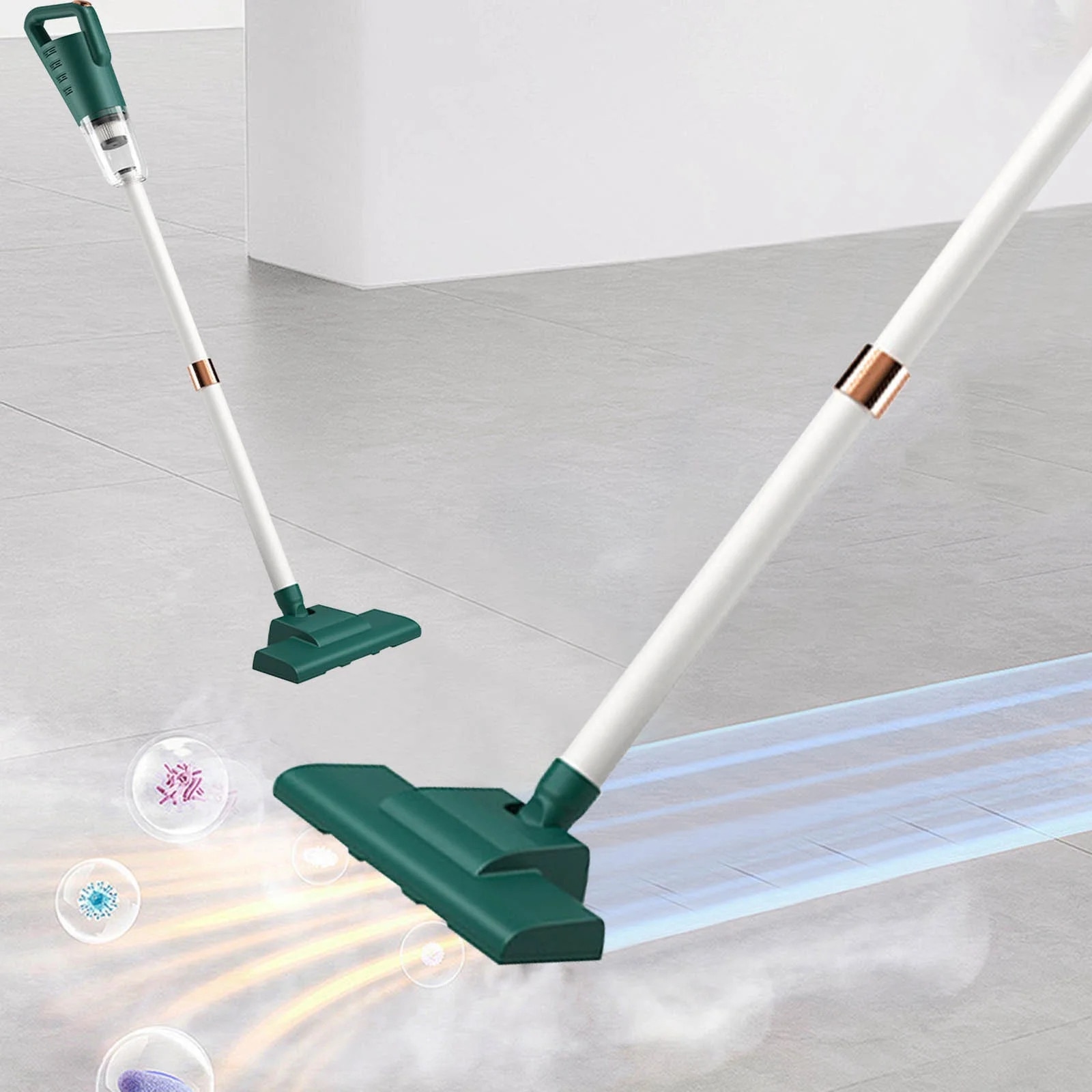 Aspirator de pat wireless putere mare silentios portabil alb