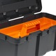 Cutie de scule Handy, catarama dubla, organizator 3 compartimente 50 x 25 x 24 cm
