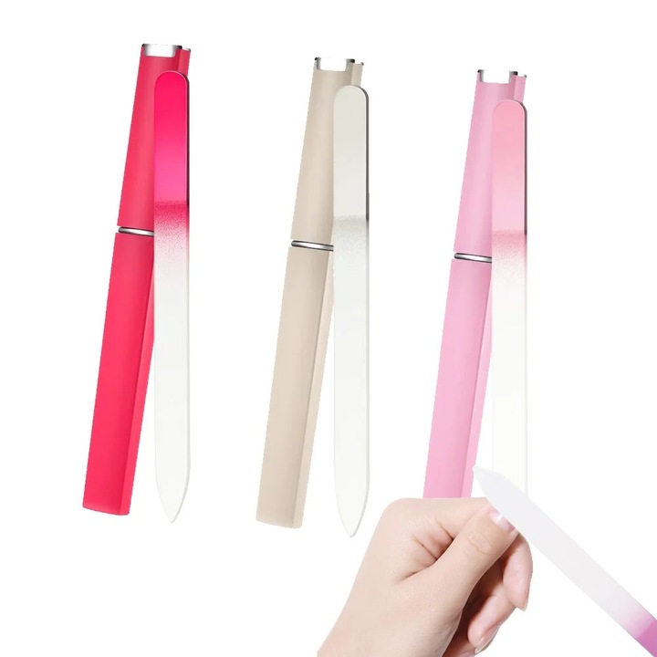 YANYXR üveg körömreszelő készlet 3 db többszínű 15cm