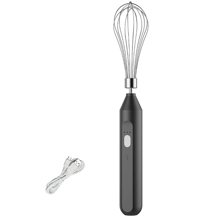 Kézi mixer YANYXR, 3 sebesség, fehér, rózsaszín, fekete, USB, 20x5x5cm