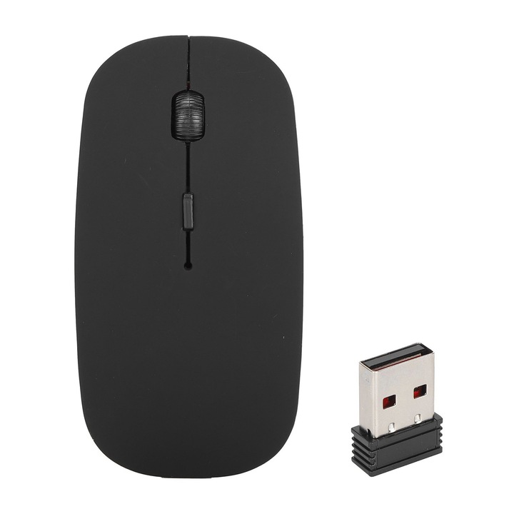 Безжична ергономична мини мишка, преносима, 2.4G, цветна, USB, малки размери