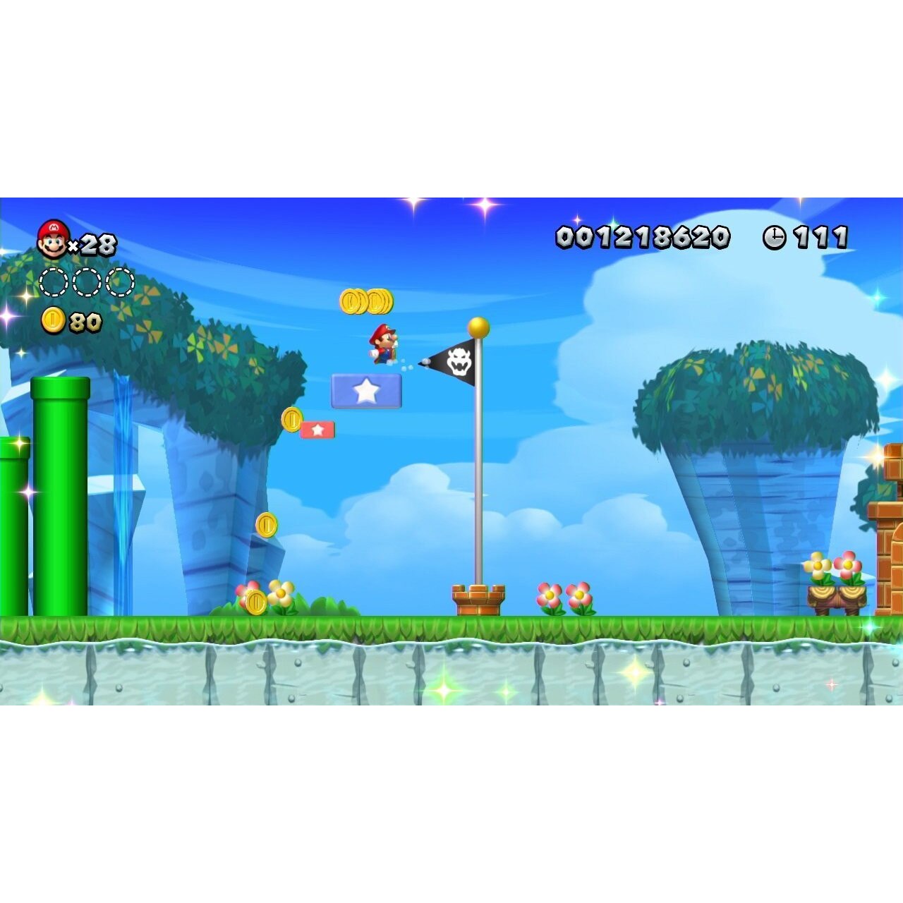 New Super Mario Bros U Deluxe Nintendo Switch Játékszoftver 