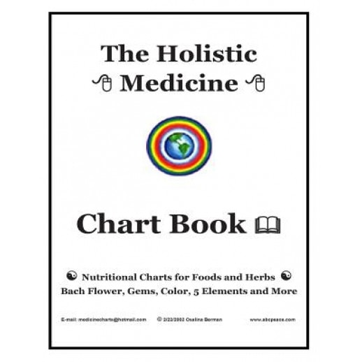 The Holistic Medicine Chart Book: Nutritional Charts for Foods and Herbs, Bach Flower, Gems, Color, 5 Elements and More, Osalina Berman M. H. (Author)