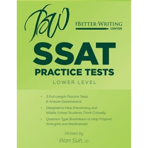 SSAT Practice Tests: Lower Level, Won Suh (Author)