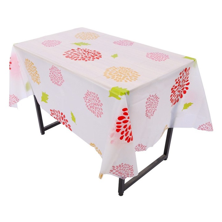 PVC asztalterítő 130x180cm vízálló többszínű