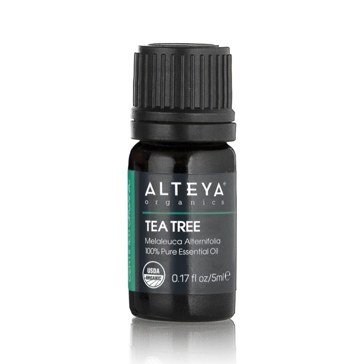 Ulei esential Alteya Organics Tea Tree organic 10ml transparent
