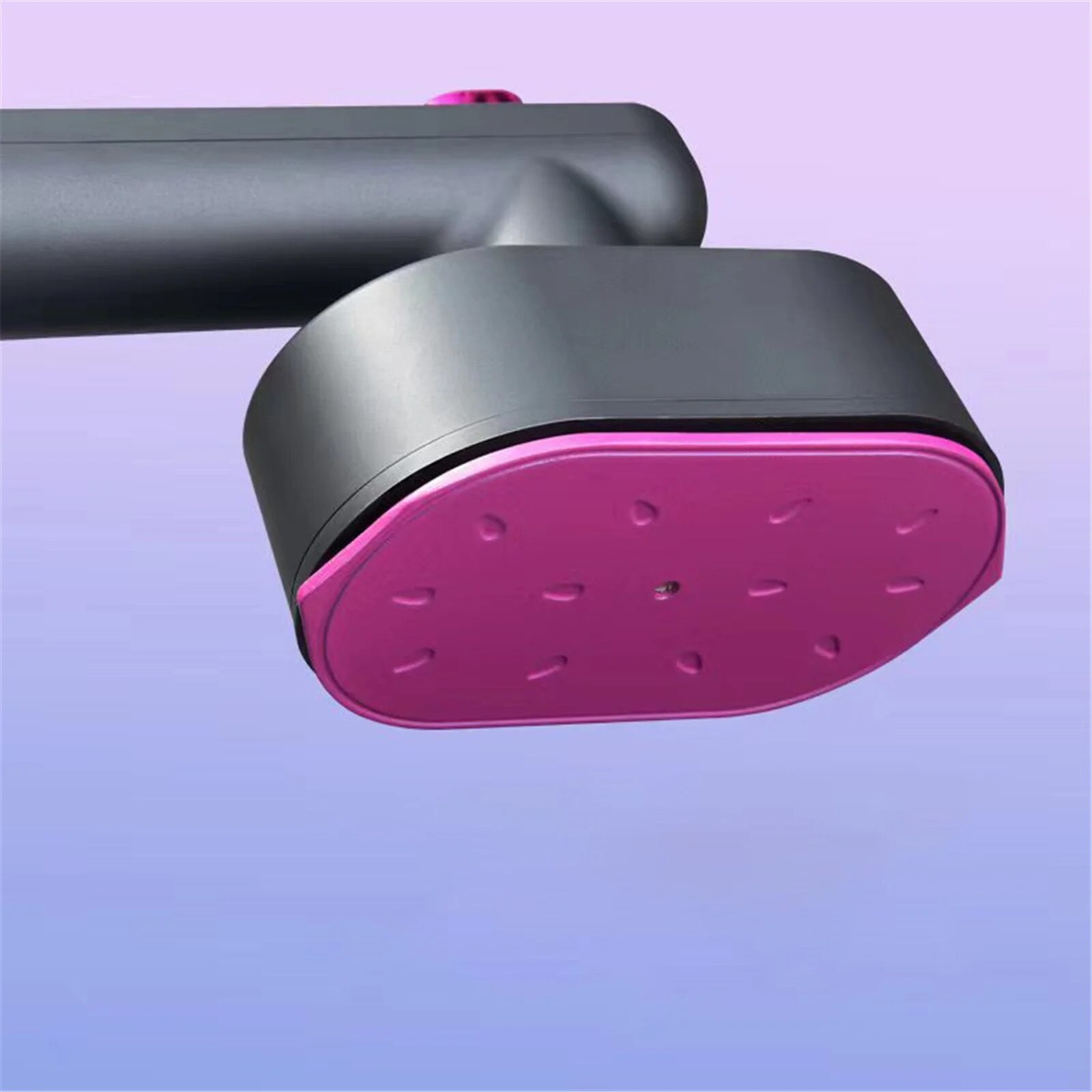 Aparat de calcat cu aburi portabil ZYBLSSBB LSM2xh8389-BCS0232203-2, 1000W, 2-in-1 (calcare/aburire), talpa ceramica, maner pliabil, gri/roz