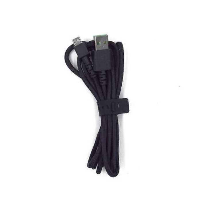 USB kábel gaming egérhez, csere, fekete